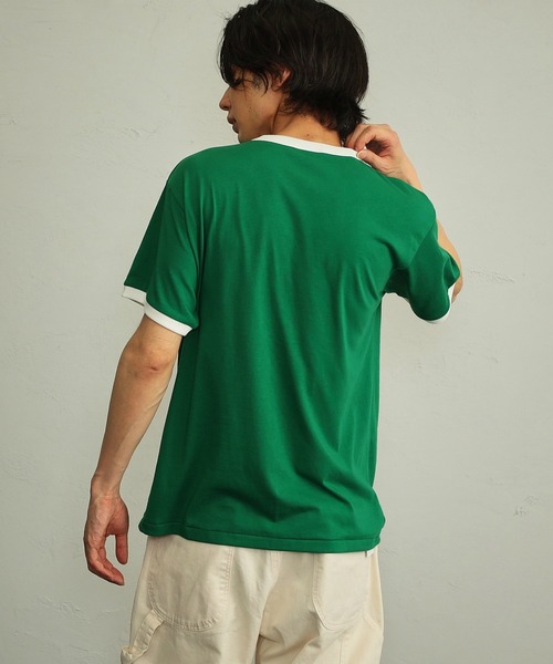 Wrangler（ラングラー）の「Wrangler/ラングラー リンガー 半袖Tシャツ（Tシャツ/カットソー・メンズ・ホワイト/グリーン/チャコール・LARGE/MEDIUM/X-LARGE/SMALL）」の16枚目の写真
