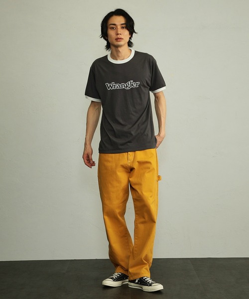 Wrangler（ラングラー）の「Wrangler/ラングラー リンガー 半袖Tシャツ（Tシャツ/カットソー・メンズ・ホワイト/グリーン/チャコール・LARGE/MEDIUM/X-LARGE/SMALL）」の22枚目の写真