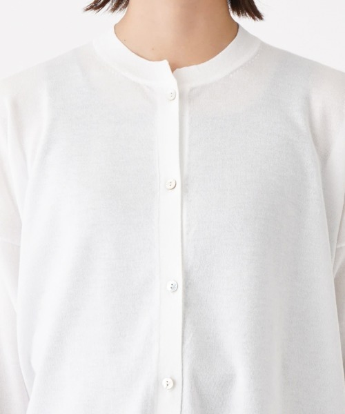 Brahmin（ブラーミン）の「【BRAHMIN】ハイネックシアーニット（カーディガン/ボレロ・レディース・オフホワイト・2）」の9枚目の写真