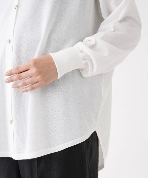 Brahmin（ブラーミン）の「【BRAHMIN】ハイネックシアーニット（カーディガン/ボレロ・レディース・オフホワイト・2）」の11枚目の写真