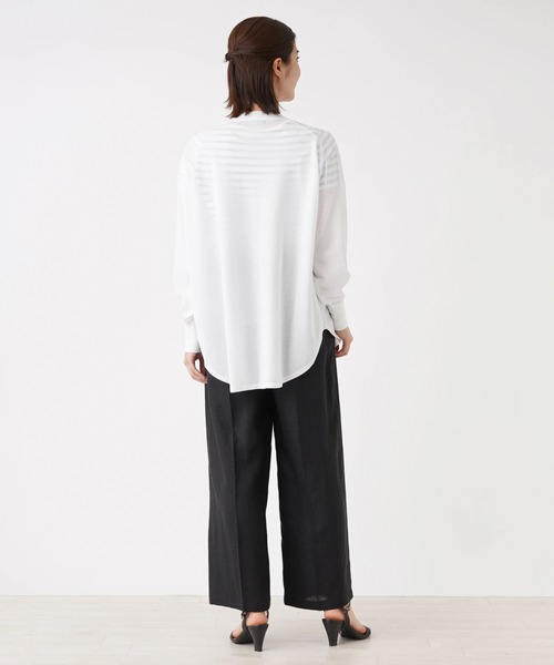 Brahmin（ブラーミン）の「【BRAHMIN】ハイネックシアーニット（カーディガン/ボレロ・レディース・オフホワイト・2）」の5枚目の写真