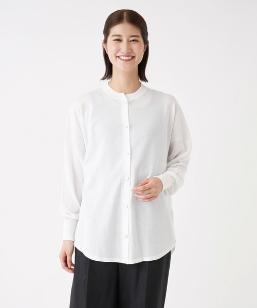 Brahmin（ブラーミン）の「【BRAHMIN】ハイネックシアーニット（カーディガン/ボレロ・レディース・オフホワイト・2）」の18枚目の写真