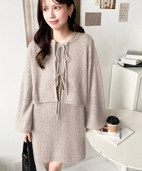Ellie 2WAY リボンワンピース　リニューアル版　S エリザベスワンピース＆ヘッドドレスセット リボンハートBag
