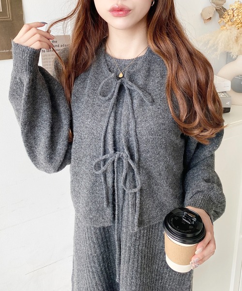 moment+（モーメントプラス）の「〈セットアップニット〉前後2WAY