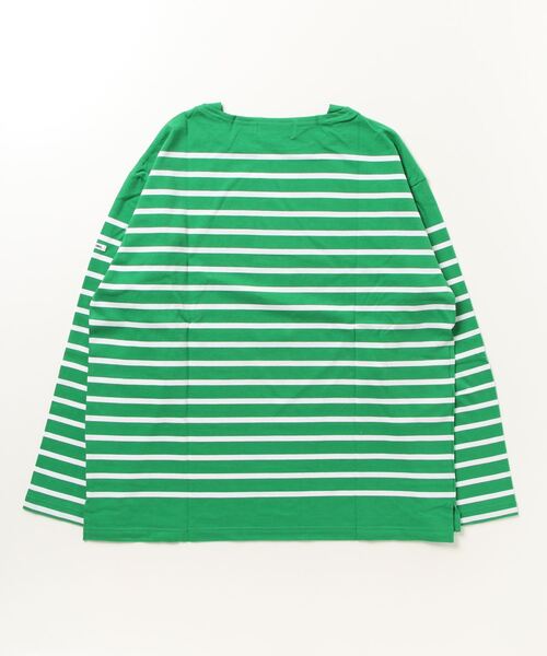 MONT KEMMEL(モンケメル)の「【MONT KEMMEL】BASQUE SHIRTS YARN DYED 30/2 PLATING JERSRY(Tシャツ/カットソー・メンズ・ブルー/ホワイト/ブラック/グリーン・42/38/40)」の5枚目の写真