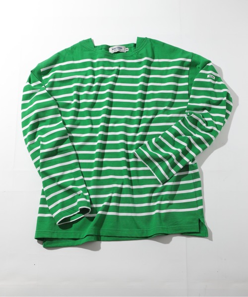 MONT KEMMEL(モンケメル)の「【MONT KEMMEL】BASQUE SHIRTS YARN DYED 30/2 PLATING JERSRY(Tシャツ/カットソー・メンズ・ブルー/ホワイト/ブラック/グリーン・42/38/40)」の10枚目の写真