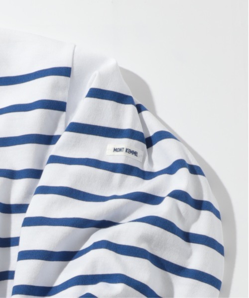 MONT KEMMEL(モンケメル)の「【MONT KEMMEL】BASQUE SHIRTS YARN DYED 30/2 PLATING JERSRY(Tシャツ/カットソー・メンズ・ブルー/ホワイト/ブラック/グリーン・42/38/40)」の13枚目の写真