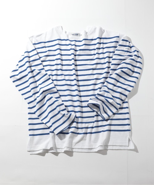 MONT KEMMEL(モンケメル)の「【MONT KEMMEL】BASQUE SHIRTS YARN DYED 30/2 PLATING JERSRY(Tシャツ/カットソー・メンズ・ブルー/ホワイト/ブラック/グリーン・42/38/40)」の12枚目の写真