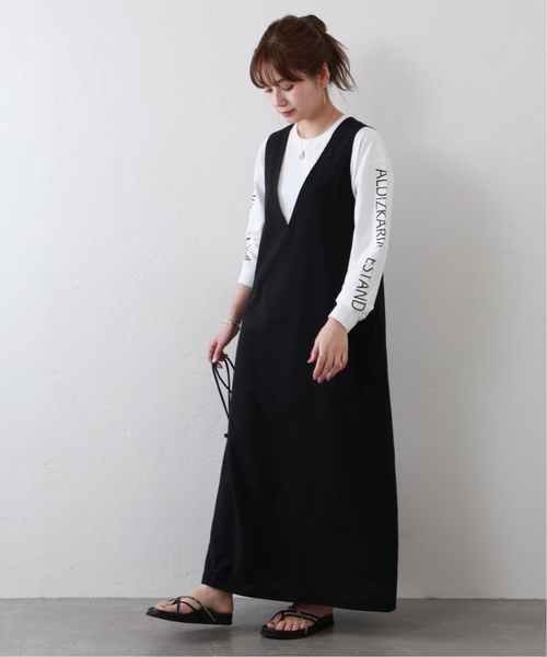 ユナイテッドアローズ　Vネック ワンピース　アダムエロペ、ジャーナルスタンダード ユナイテッドアローズ Vネック ワンピース アダムエロペ