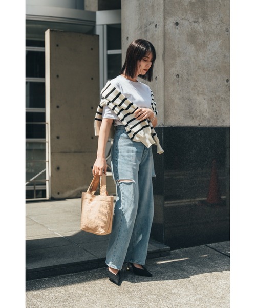 Rename（リネーム）の「Rename ヌビ ミニトートバッグ ランチバッグ ミニランチトート 丸洗いOK（トートバッグ・レディース・ブラック/ベージュ/グレー/アイボリー/クリーム/モカ・FREE）」の18枚目の写真