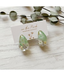 【in the Park】コロンとしたお花のピアス(MA)