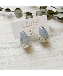 【in the Park】コロンとしたお花のピアス(MA)