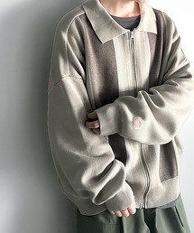 《Javaジャバコラボ》羽織るだけでサマになる。ヴィンテージニットブルゾン