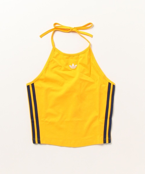 海外限定【adidas】CODES DOODLE HOOP スポーツタンクトップ adidas（アディダス）の「【ZOZO限定】ホルターネック タンク