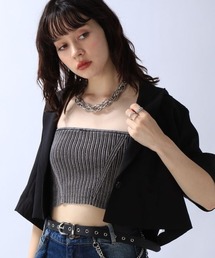 JEANASIS | ブリーチニットベアトップ/972992(チューブトップ)