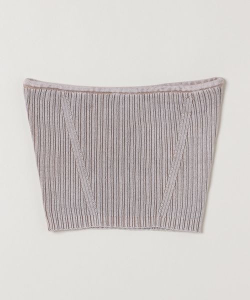 JEANASIS（ジーナシス）の「ブリーチニットベアトップ/972992