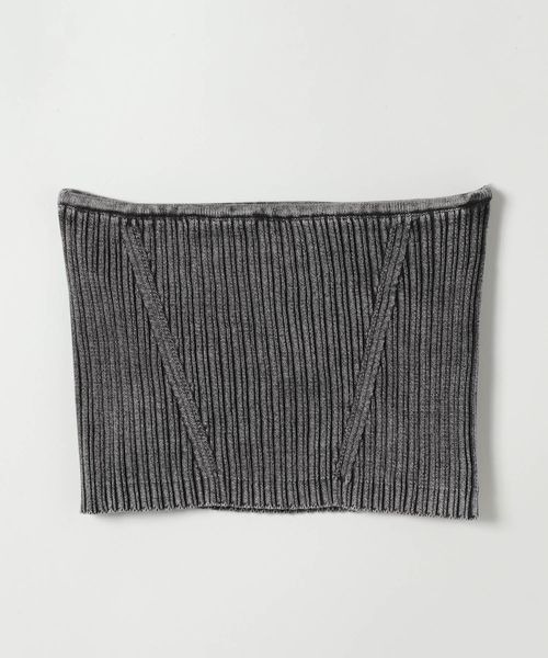 JEANASIS（ジーナシス）の「ブリーチニットベアトップ/972992（チューブトップ・レディース・ブラック系その他/グレー系その他・FREE）」の3枚目の写真