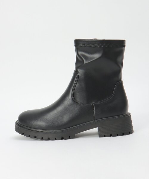 GOKU楽 PUストレッチトラックソールブーツ（ブーツ）｜ikka（イッカ）