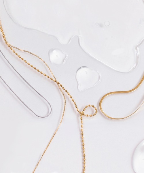 Phoebe（フィービィー）の「【金属アレルギー対応】ボールレイヤードネックレス/サージカルステンレス（ネックレス・レディース・イエローゴールド・FREE）」の13枚目の写真