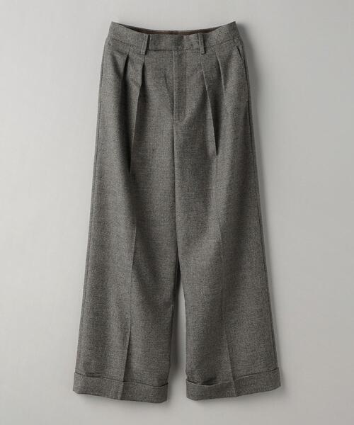 ＜UNITEDARROWS＞ハウンドトゥース2Bジャケット&パンツ ハウンドトゥース 1プリーツ パンツ R―MODEL