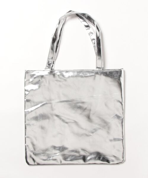 florist（フローリスト）の「【A4収納可】メタリックカラーシンプルトートバッグ（トートバッグ・レディース・オレンジ/チェリーピンク/グリーン/ゴールド/シルバー/ライトブルー・FREE）」の15枚目の写真