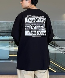 CAMP7 | 【CAMP7】PEANUTSコラボプリント長袖Tシャツ(Tシャツ/カットソー)