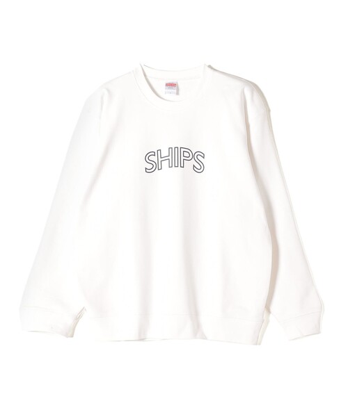 SHIPS（シップス）の「【WEB限定】〈洗濯機可能〉SHIPS ラウンド ロゴ スウェット（スウェット・レディース・ブラック/ライトホワイト/ネイビー/ナチュラル/チャコールグレー・SMALL/MEDIUM/LARGE）」の6枚目の写真