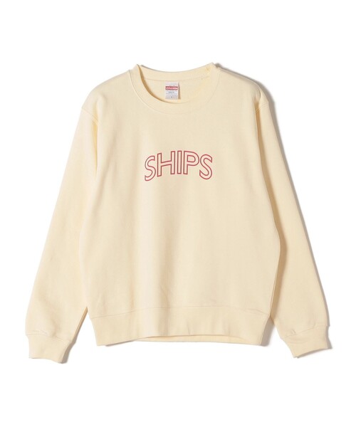 SHIPS（シップス）の「【WEB限定】〈洗濯機可能〉SHIPS ラウンド ロゴ スウェット（スウェット・レディース・ブラック/ライトホワイト/ネイビー/ナチュラル/チャコールグレー・SMALL/MEDIUM/LARGE）」の8枚目の写真
