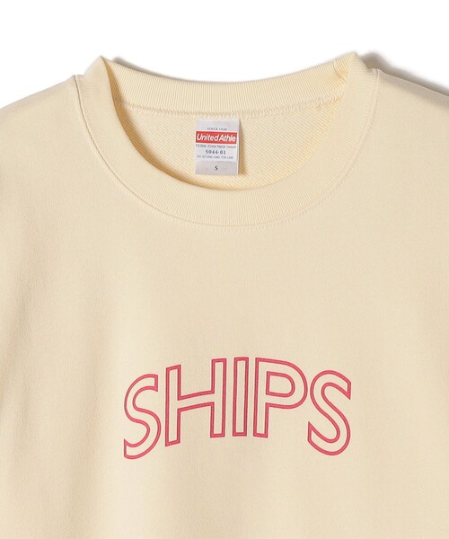 SHIPS（シップス）の「【WEB限定】〈洗濯機可能〉SHIPS ラウンド ロゴ スウェット（スウェット・レディース・ブラック/ライトホワイト/ネイビー/ナチュラル/チャコールグレー・SMALL/MEDIUM/LARGE）」の10枚目の写真