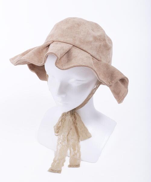 PHILLY（フィリー）の「【PHILLY】スウェードタッチリボン付きハット（ハット・レディース・ベージュ/グレー・FREE）」の16枚目の写真