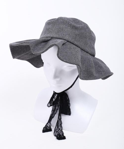 PHILLY（フィリー）の「【PHILLY】スウェードタッチリボン付きハット（ハット・レディース・ベージュ/グレー・FREE）」の15枚目の写真