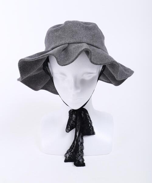 PHILLY（フィリー）の「【PHILLY】スウェードタッチリボン付きハット（ハット・レディース・ベージュ/グレー・FREE）」の17枚目の写真