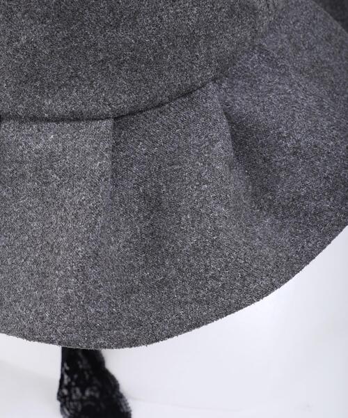 PHILLY（フィリー）の「【PHILLY】スウェードタッチリボン付きハット（ハット・レディース・ベージュ/グレー・FREE）」の20枚目の写真