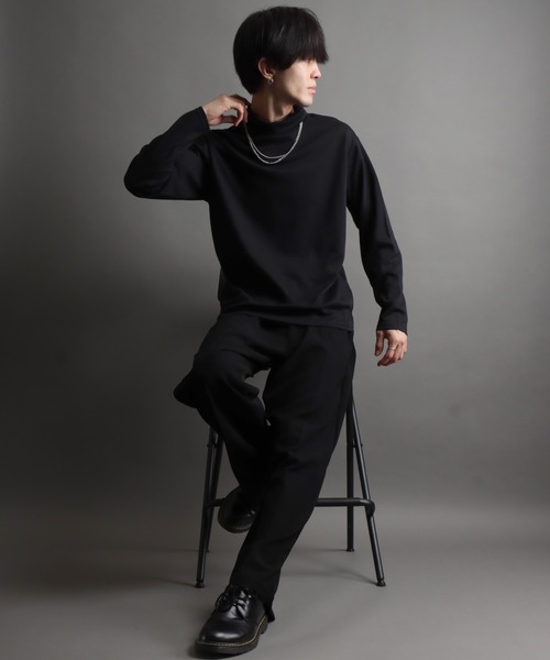 ・引越し売り切り！SY32 ロゴリブ ロングスリーブ ハイネック　メンズ 引越し売り切り！SY32 ロゴリブ ロングスリーブ ハイネック