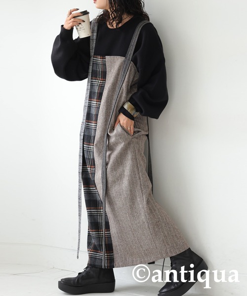 antiqua(アンティカ)の「クルーネックニット(ニット/セーター・レディース・ホワイト系その他/ブラック/レッド/グリーン/パープル/ブルーグリーン/ブルー/イエロー系その他/ピンク/杢グレー・FREE)」の18枚目の写真