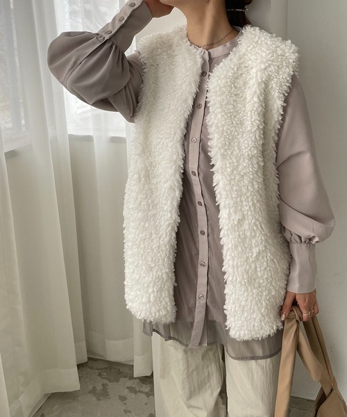 210nouve（トゥージュヌーブ）の「ファーロングベスト（ベスト）」 - WEAR