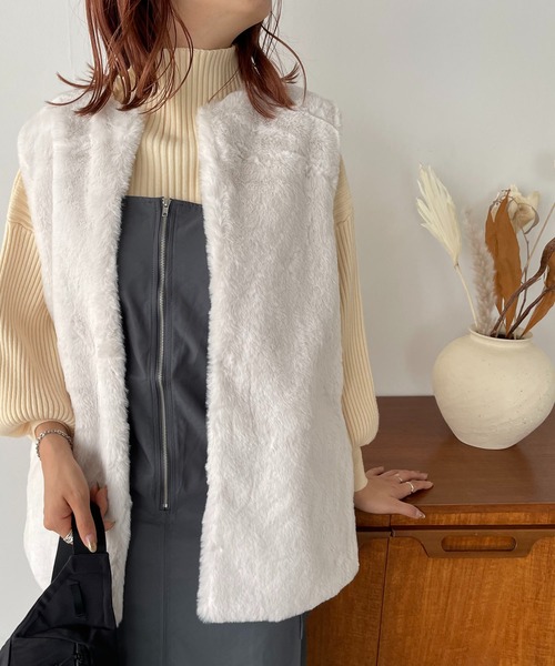 210nouve（トゥージュヌーブ）の「ファーロングベスト（ベスト