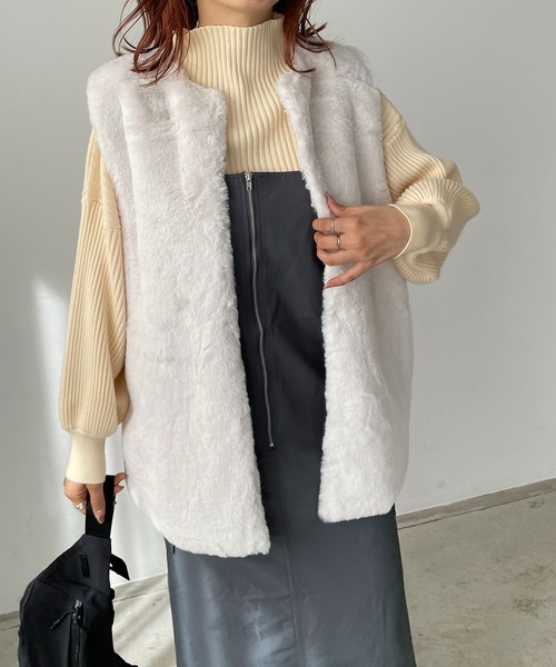 210nouve（トゥージュヌーブ）の「ファーロングベスト（ベスト）」 - WEAR