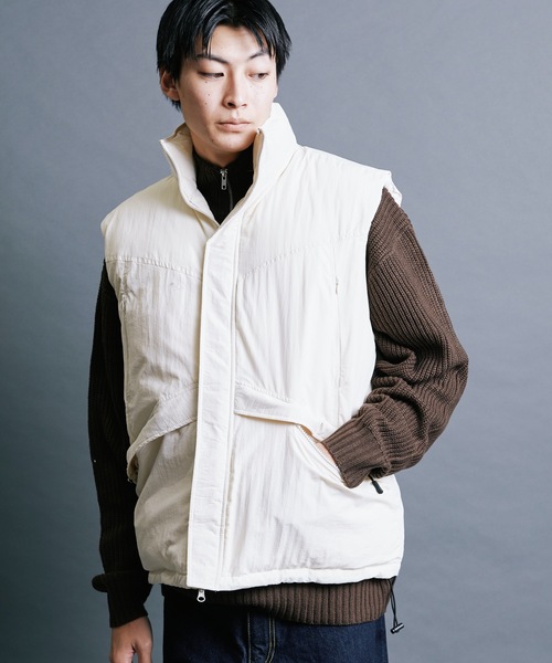 Magine(マージン)の「【SELECT】IR:NYLON WASHER MILITARY ECO DOWN VEST:ナイロンワッシャー US LV7 エコダウン ミリタリー ベスト(ダウンベスト・メンズ・オフホワイト/ブラック・M/L)」の8枚目の写真