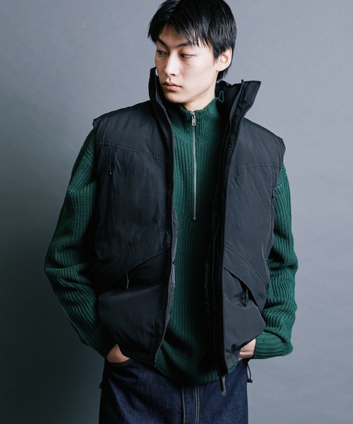 Magine(マージン)の「【SELECT】IR:NYLON WASHER MILITARY ECO DOWN VEST:ナイロンワッシャー US LV7 エコダウン ミリタリー ベスト(ダウンベスト・メンズ・オフホワイト/ブラック・M/L)」の16枚目の写真