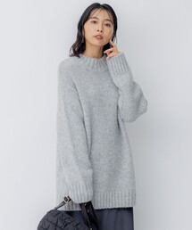 ベビーアルパカ ビッグシルエット ニット