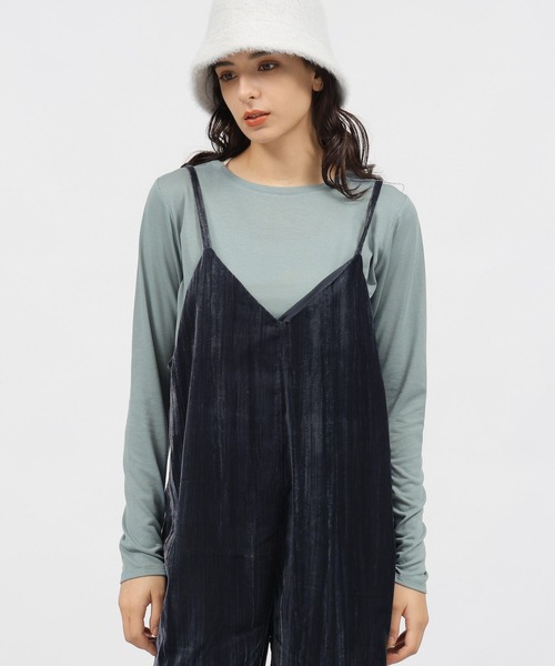 LAKOLE(ラコレ)の「ブラッシュシアー長袖T / 987126(Tシャツ/カットソー・レディース・オフホワイト/チャコールグレー/ライトブルー/ライトベージュ・SMALL/MEDIUM)」の11枚目の写真