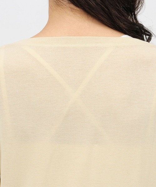 LAKOLE(ラコレ)の「ブラッシュシアー長袖T / 987126(Tシャツ/カットソー・レディース・オフホワイト/チャコールグレー/ライトブルー/ライトベージュ・SMALL/MEDIUM)」の16枚目の写真