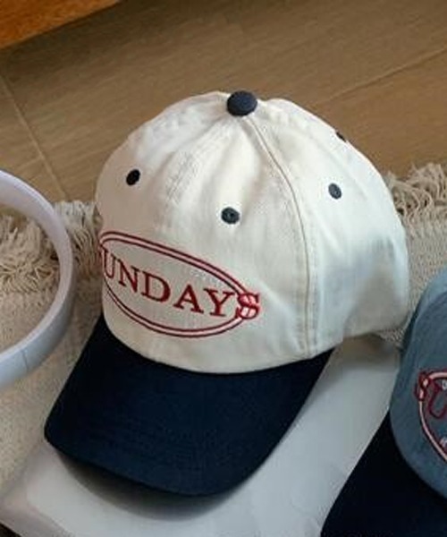 VIBGYOR Women（ヴィブジョー　ウィメン）の「【urge select】切り替え デザイン デニム キャップ（キャップ・レディース・ブルー系2/ホワイト系/ブルー系1・FREE）」の2枚目の写真