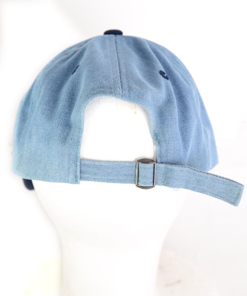 VIBGYOR Women（ヴィブジョー　ウィメン）の「【urge select】切り替え デザイン デニム キャップ（キャップ・レディース・ブルー系2/ホワイト系/ブルー系1・FREE）」の7枚目の写真