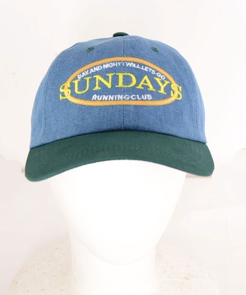 VIBGYOR Women（ヴィブジョー　ウィメン）の「【urge select】切り替え デザイン デニム キャップ（キャップ・レディース・ブルー系2/ホワイト系/ブルー系1・FREE）」の8枚目の写真
