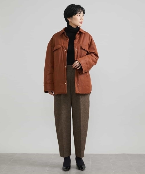 MICHEL KLEIN(ミッシェル・クラン)の「ツイードガンクラブバレルパンツ(その他パンツ・レディース・サンドベージュ・38)」の7枚目の写真