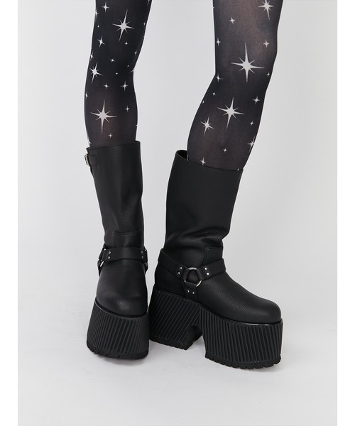 PAMEO POSE(パメオポーズ)の「Gravity Boots(ブーツ・レディース・ブラック/ホワイト・37/39/38)」の17枚目の写真