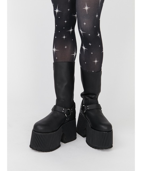 PAMEO POSE(パメオポーズ)の「Gravity Boots(ブーツ・レディース・ブラック/ホワイト・37/39/38)」の18枚目の写真