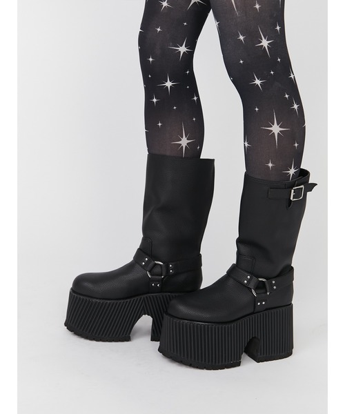 PAMEO POSE(パメオポーズ)の「Gravity Boots(ブーツ・レディース・ブラック/ホワイト・37/39/38)」の19枚目の写真